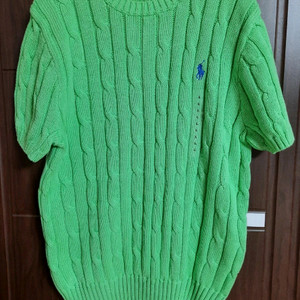 정품,신형,새옷)폴로랄프로렌 여성 케이블 반팔 니트 55~66
