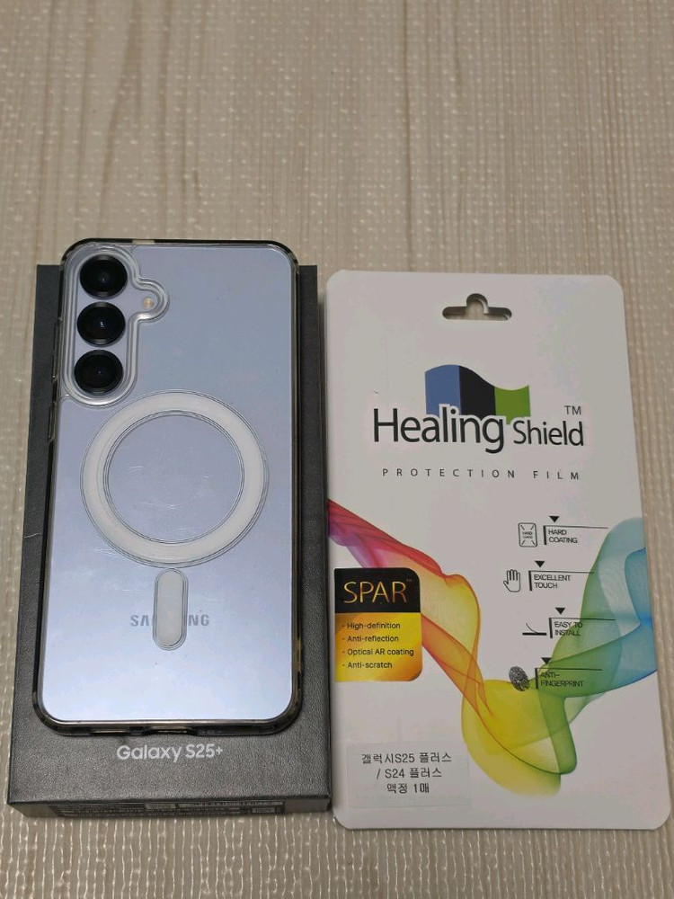 갤럭시 S25플러스 아이스블루 512GB + 보호필름--1
