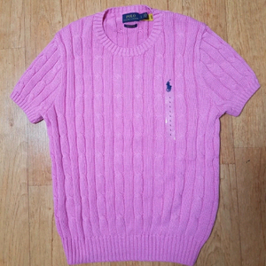 정품,신형,새상품)폴로랄프로렌 여성 케이블 반팔 니트 55~66