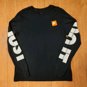 (새옷수준,정품)나이키 저스트 두 잇 긴팔 블랙 맨투맨, 100사이즈