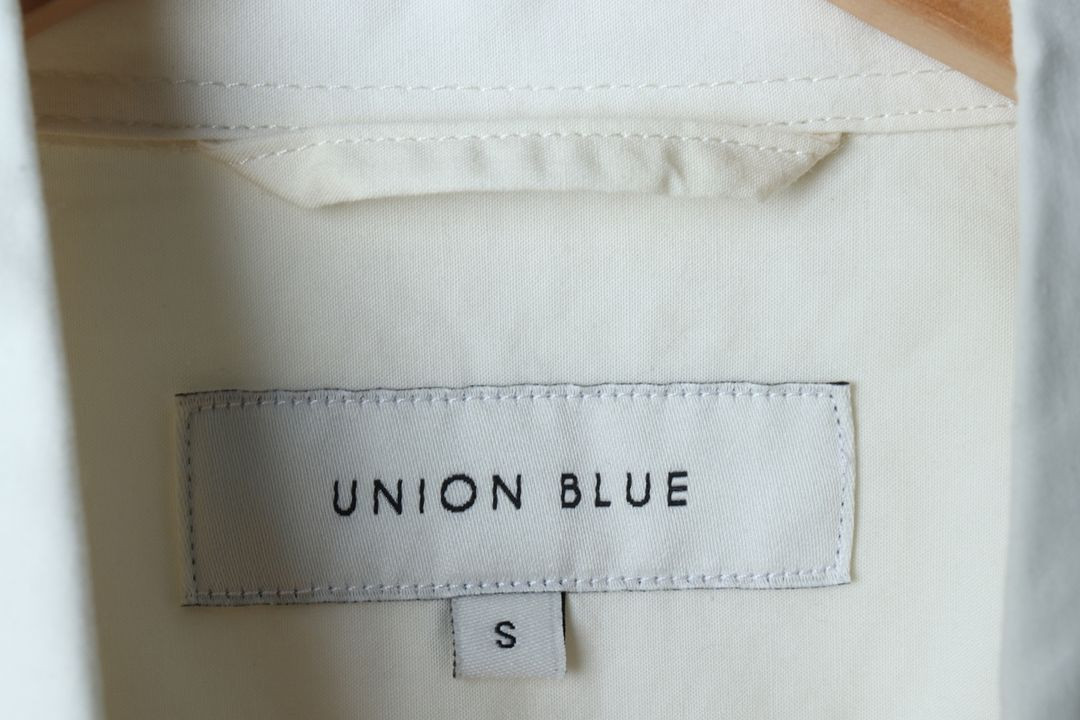 (S) 유니온블루 셔츠 남방 아이보리 무지 솔리드 이미지
