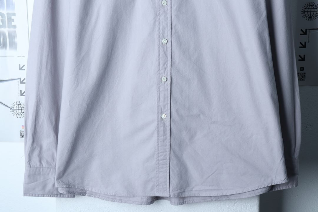 (M) 유니온블루 셔츠 남방 그레이 무지 솔리드 이미지