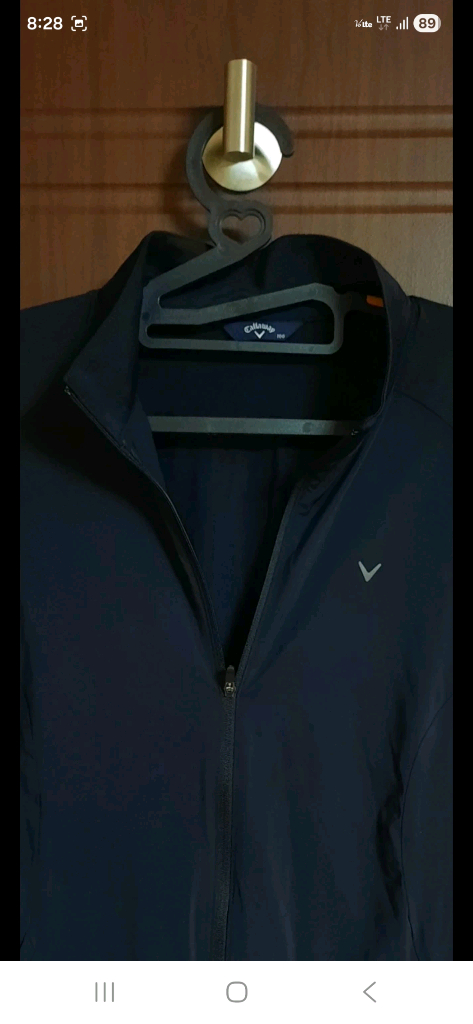 (정품, 새옷수준)캘러웨이 골프 남성 냉감용 바람막이 기능성 블랙 스윙 자켓, 95--1