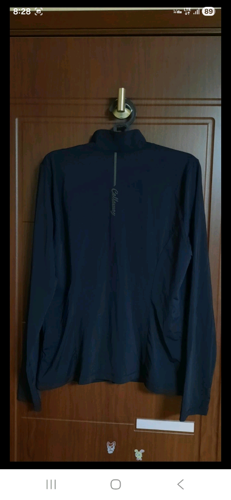 (정품, 새옷수준)캘러웨이 골프 남성 냉감용 바람막이 기능성 블랙 스윙 자켓, 95--3