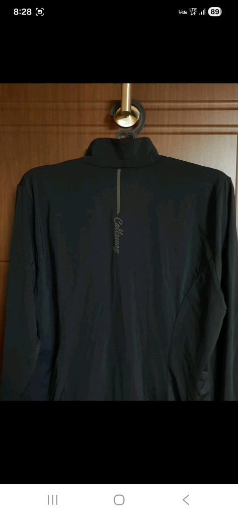 (정품, 새옷수준)캘러웨이 골프 남성 냉감용 바람막이 기능성 블랙 스윙 자켓, 95--4