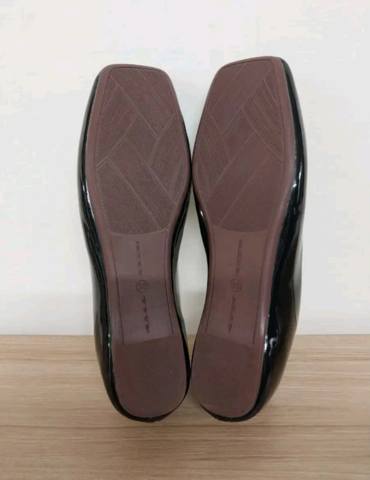 여성 스퀘어 큐빅 플랫슈즈, 가죽로퍼 (36/ 230)--8