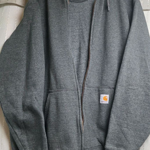 칼하트 루즈핏 후드집업 차콜 그레이 L