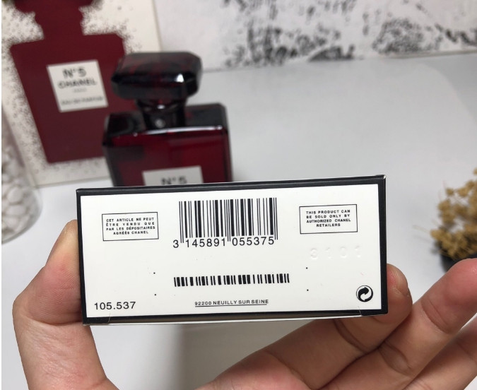 샤넬 N°5 로 레드 오 드 뚜왈렛 리미티드 에디션(레드보틀) 100ml 여성향수 이미지