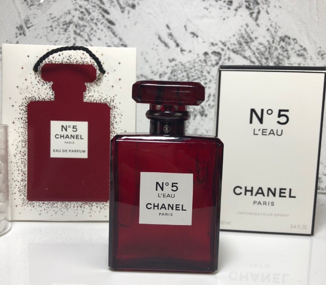샤넬 N°5 로 레드 오 드 뚜왈렛 리미티드 에디션(레드보틀) 100ml 여성향수 이미지