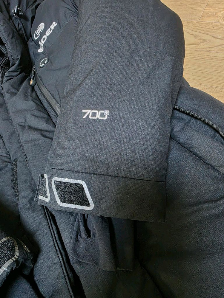 아이더 캄피로 리미티드 롱패딩 95 블랙--10