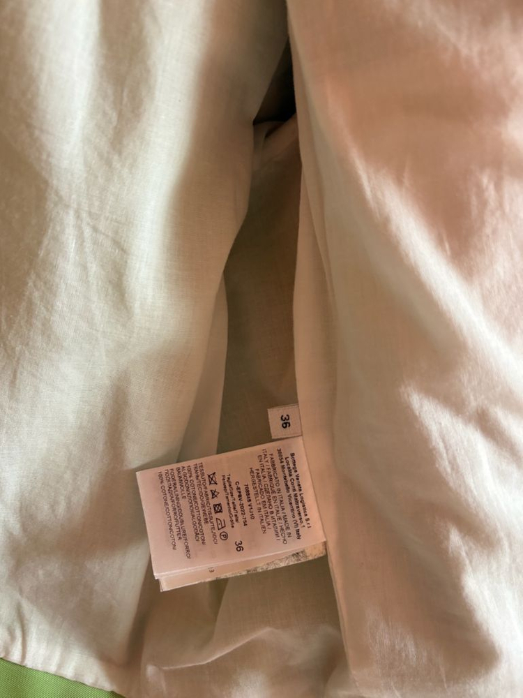 보테가베네타 코튼 트윌자켓 연두색 (36사이즈) 판매합니다.--1