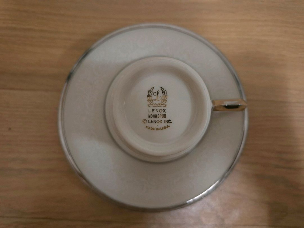 레녹스 문스펀 찻잔소서 이미지