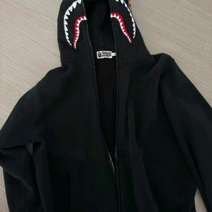 베이프 후드집업 블랙 이미지