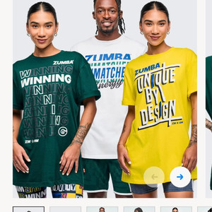 줌바웨어 공용티 낱장판매