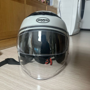 SWEG RS10 헬멧 스웨그헬멧 XL 안티포그필름작업완료 블루투스 포함 그레이컬러