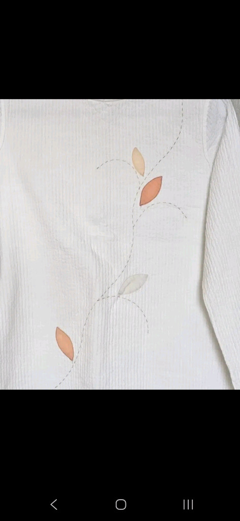 90~95/ 돌실나이 면 티블라우스--2