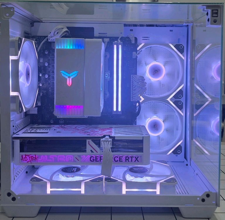 7500f, 5060 올화이트 큐브형 어항pc팝니다--0