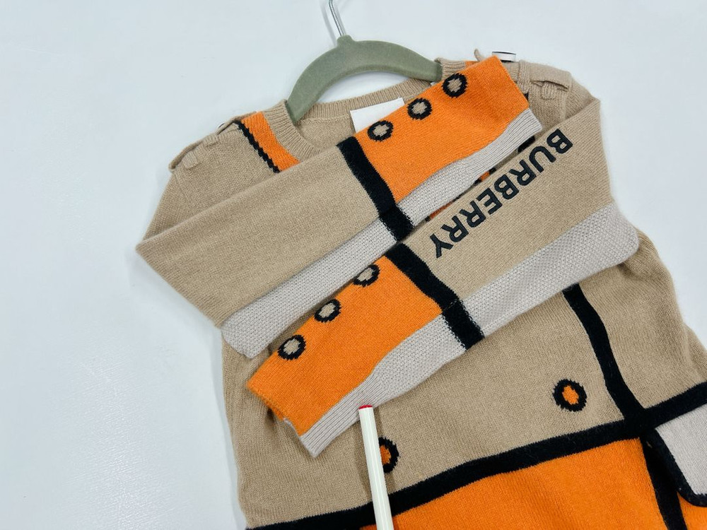 버버리 3Y 니트 키즈 100 여아 100 이미지