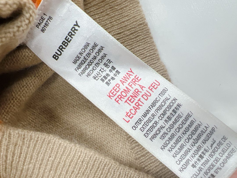 버버리 3Y 니트 키즈 100 여아 100 이미지