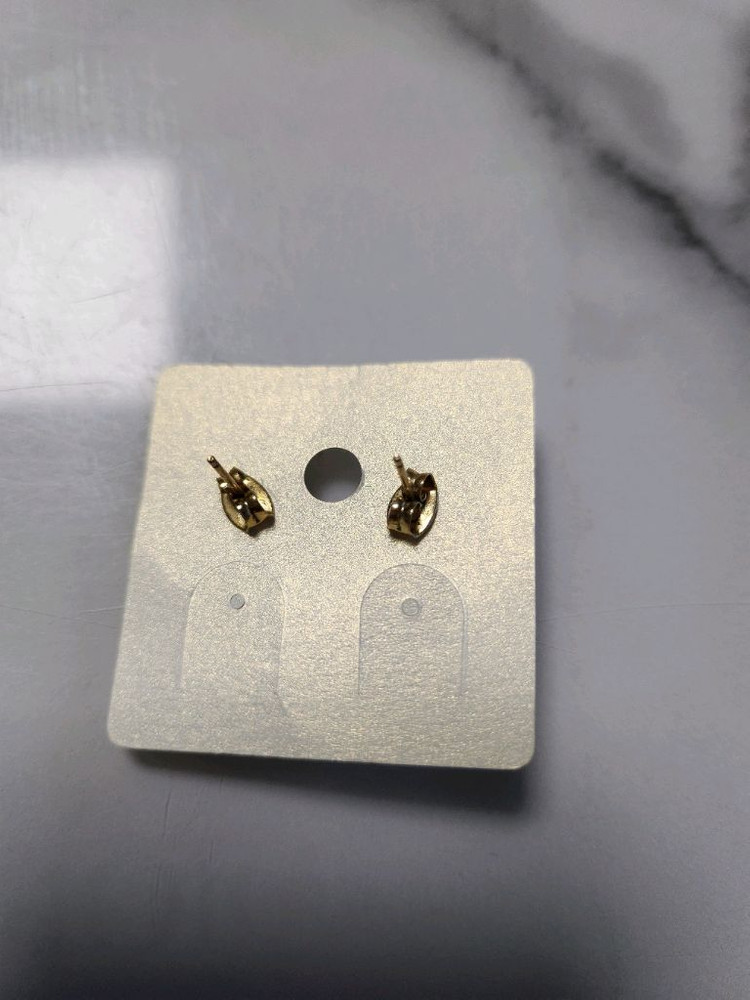 샴페인 골드 드롭 귀걸이--2