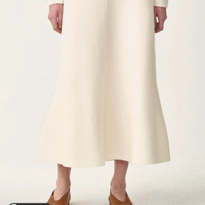 한섬 더 캐시미어 ㅡ 캐시미어 블렌드 투웨이 니트 스컷