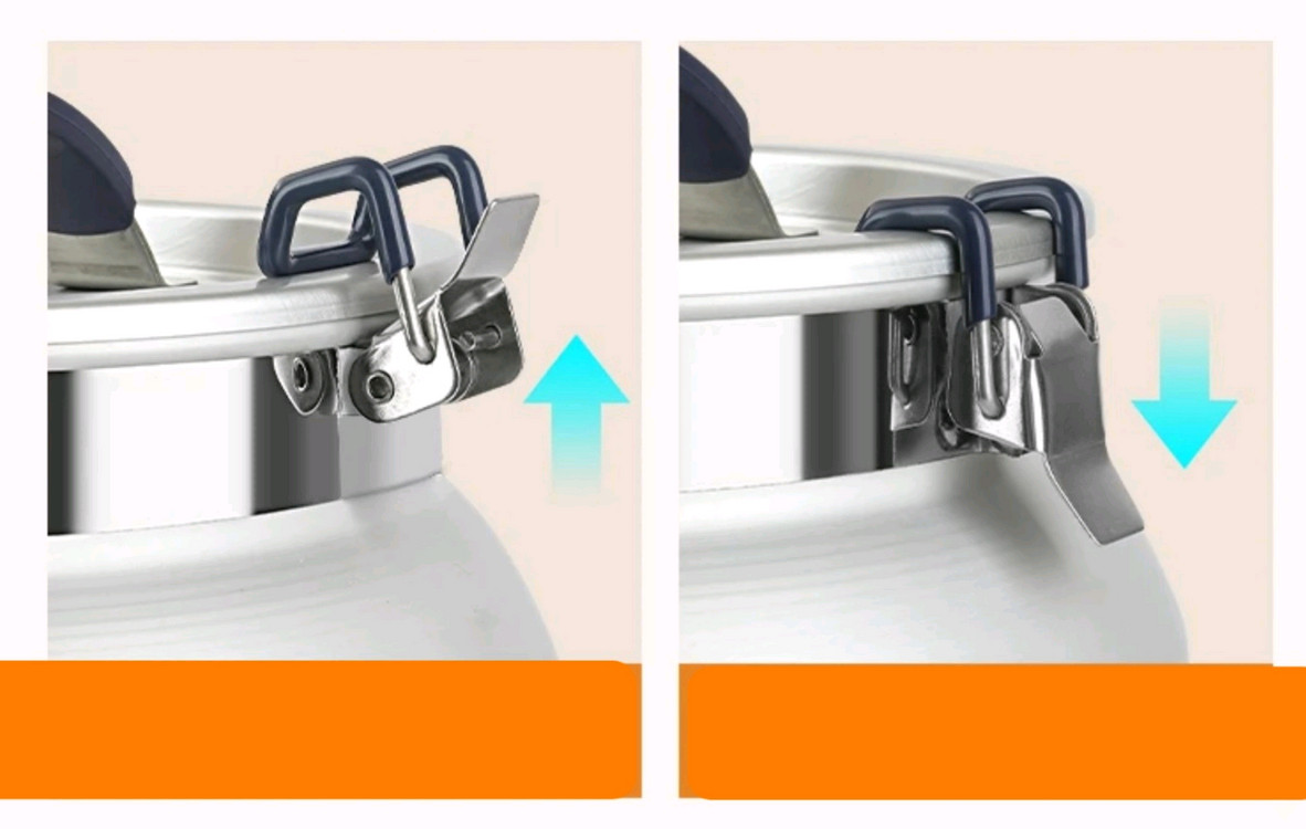 항공 알루미늄 합금 통4종 일체형 밀폐보관용기(새것)--8