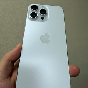 아이폰15프로맥스 256기가 화이트 + 애플케어플러스 이미지