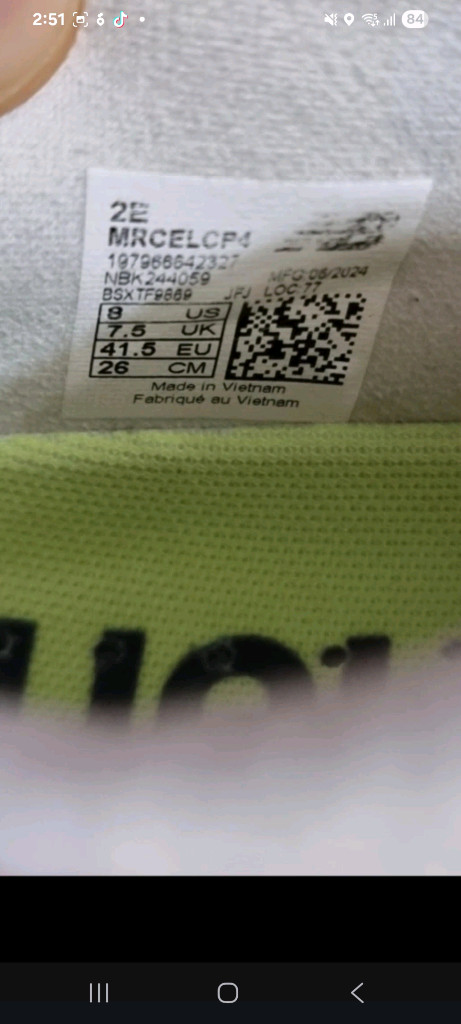 뉴발란스 퓨어셀 sc엘리트 260 이미지