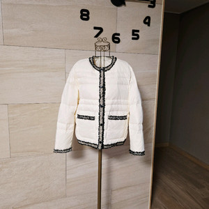 [55] 더아이잗 트위드 여성 덕다운 패딩