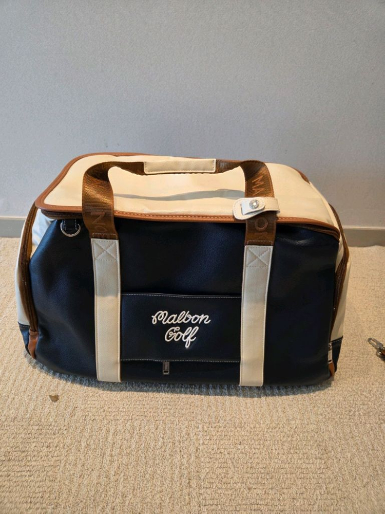 말본골프백 캐디뱍 보스턴백 네이비 이미지