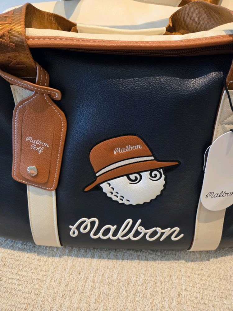 말본골프백 캐디뱍 보스턴백 네이비 이미지