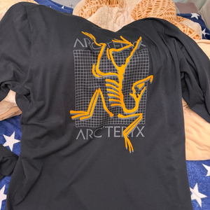 아크테릭스 아크멀티 버드 로고 롱슬리브 티셔츠 블랙XL 이미지