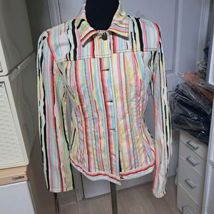 겐조 정품 스트라이프 데님 자켓 40사이즈(약55)