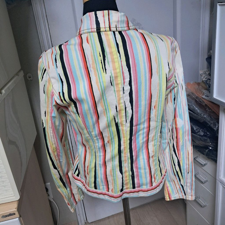 겐조 정품 스트라이프 데님 자켓 40사이즈(약55)--1