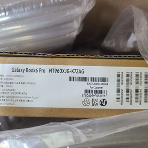 갤럭시북6 프로 NT960XJG-K72A (미개봉,새제품)