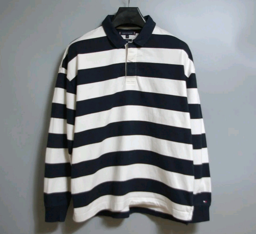 타미힐피거 아카이브핏 오버사이즈 티셔츠 M--1