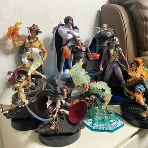 원피스 피규어 pop 일괄 모음 에이스 센고쿠 거프 흰수염 샹크스 미호크 마르코 아카이누 등 이미지