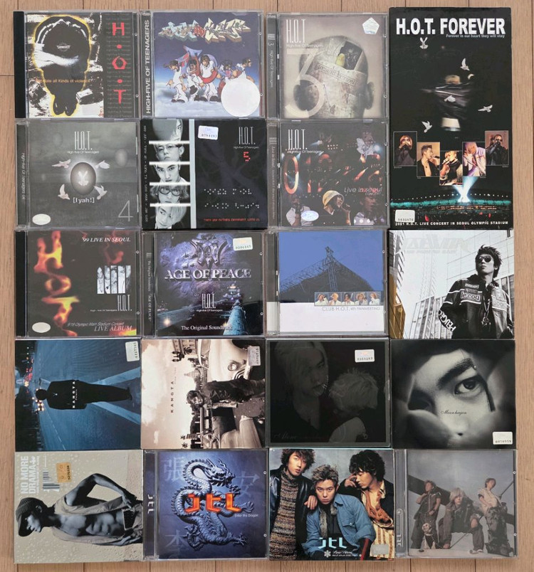 가요CD4 남자그룹 (H.O.T G.O.D 동방신기 TURBO 신화 DJ. DOC 클론 2PM 젝스키스 COOL 코 이미지