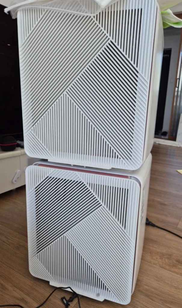 삼성 비스포크 큐브 공기청정기 2대 가격 (AX106A9950DD) 정상작동 이미지