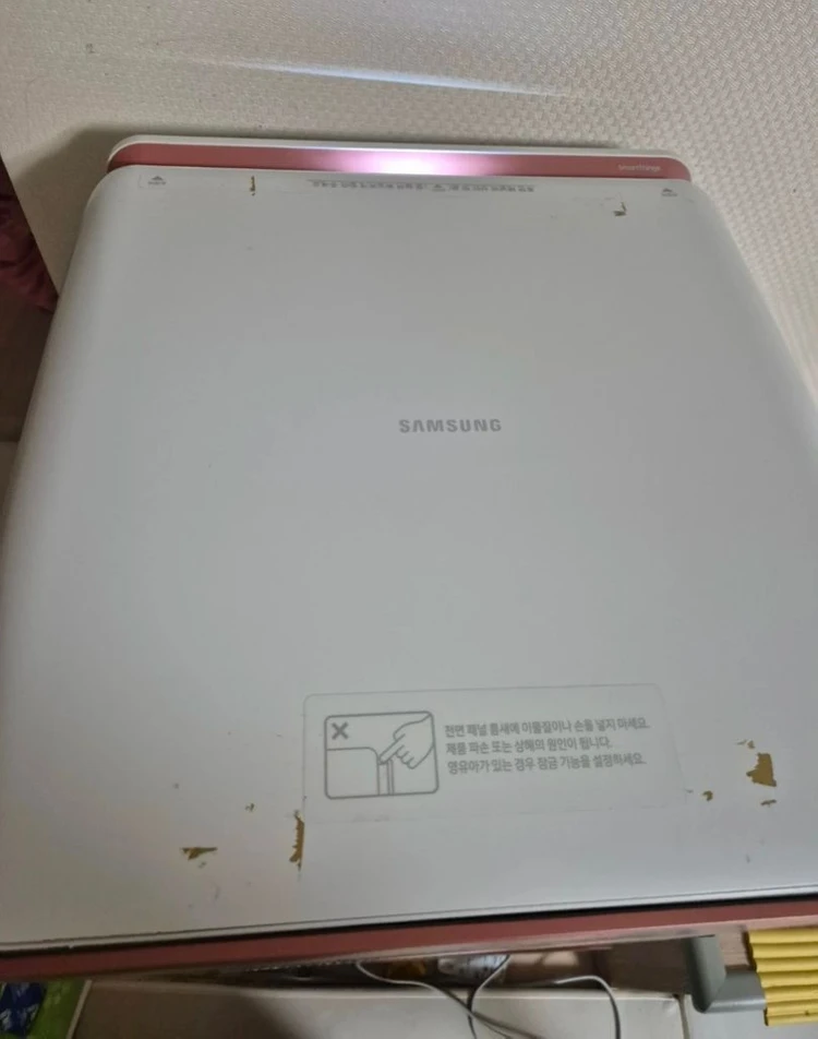 삼성 비스포크 큐브 공기청정기 2대 가격 (AX106A9950DD) 정상작동 이미지