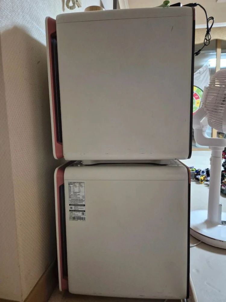 삼성 비스포크 큐브 공기청정기 2대 가격 (AX106A9950DD) 정상작동 이미지