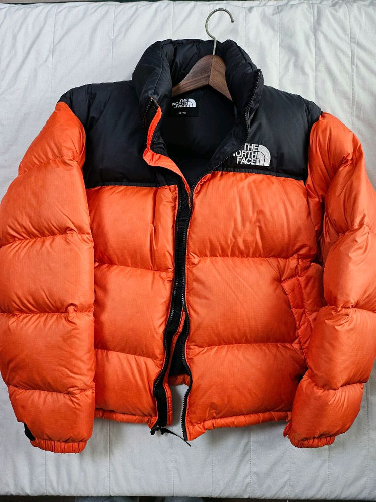 노스페이스 1996 눕시 패딩 오렌지 이미지