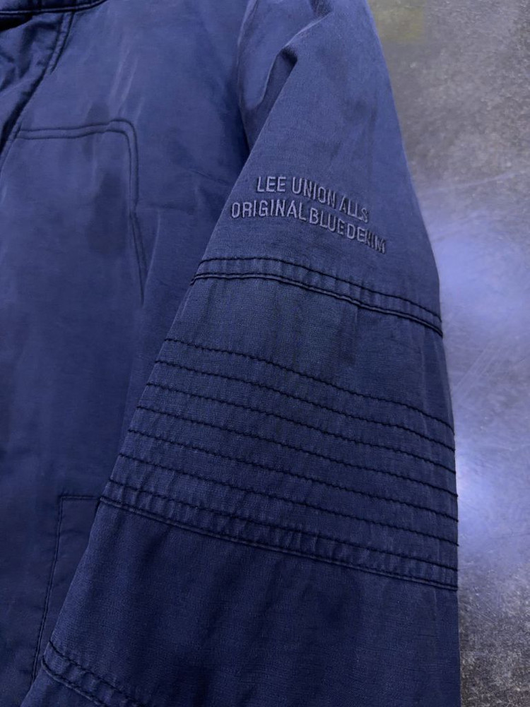 Lee 유니온 빈티지 2레이어 싱글 블루종 자켓 네이비 95 이미지