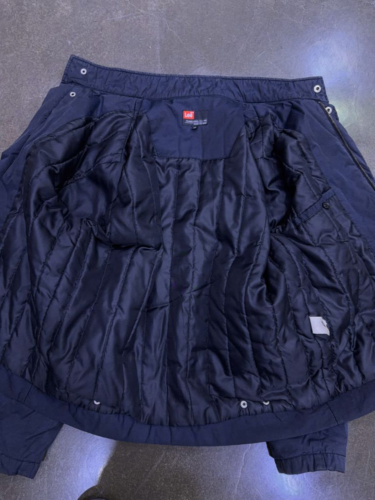 Lee 유니온 빈티지 2레이어 싱글 블루종 자켓 네이비 95 이미지