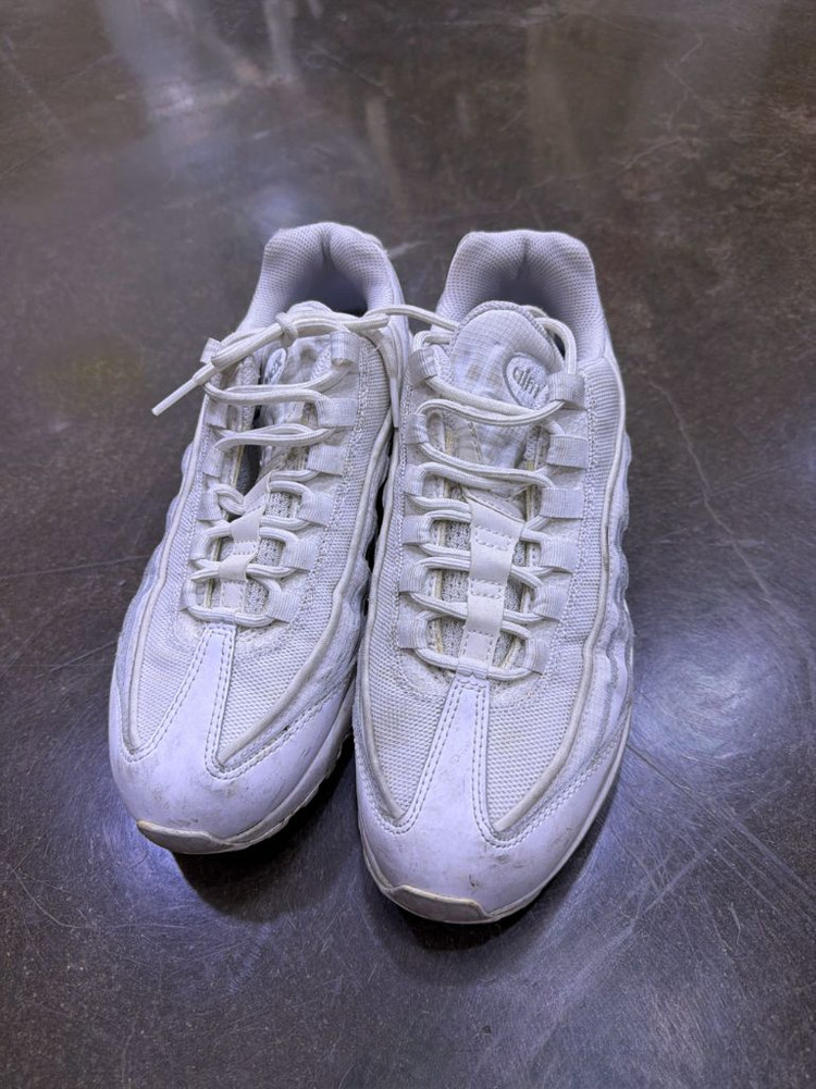 나이키 에어맥스95 에센셜 트리플화이트 슈즈 260--1