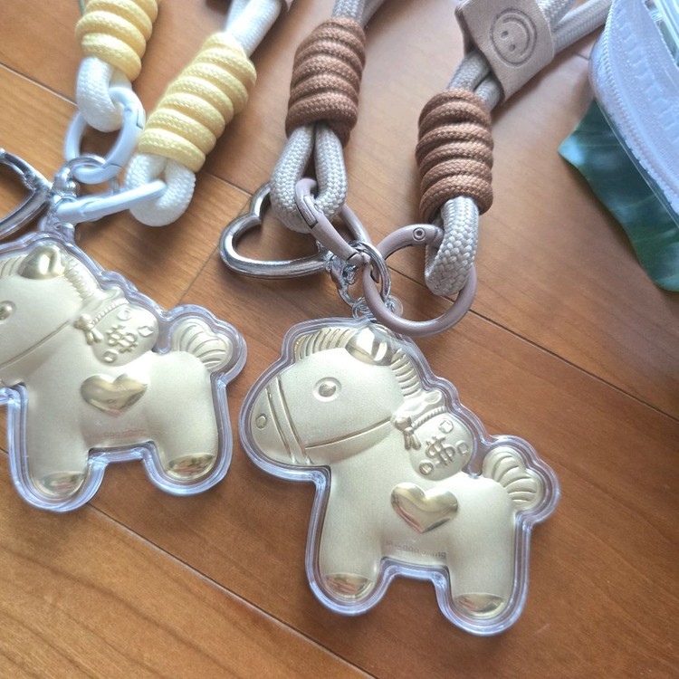 행운의 골드 호스 키링 2종 - New 이미지