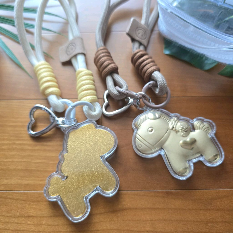 행운의 골드 호스 키링 2종 - New 이미지