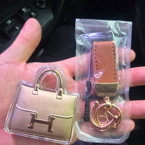 명품 금 가방(에르메스) 열쇠고리,키링 이미지