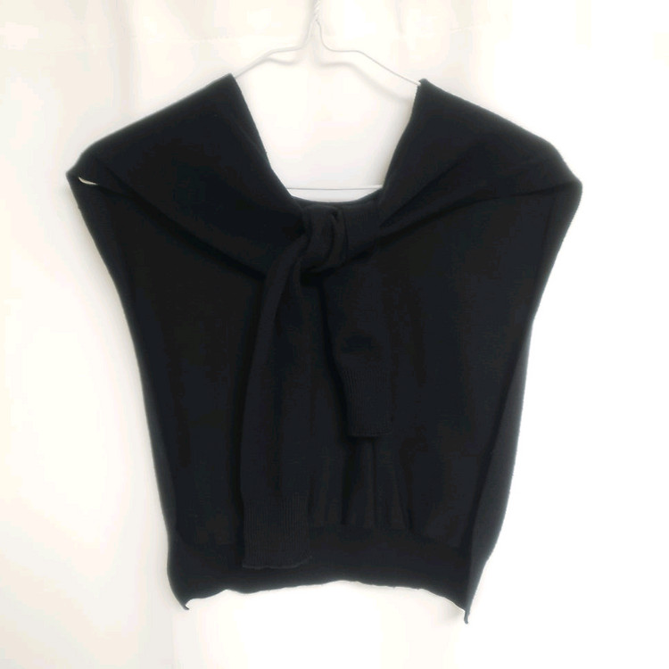 포인트 레이어드 니트 숄 어깨 페이크 가디건 머플러 / 레이디23 헤네스 럽인업 크림치즈마켓 리리앤코 육육걸즈 핫핑 이미지