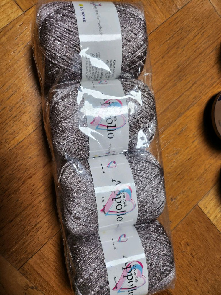 코바늘 뜨개실--6